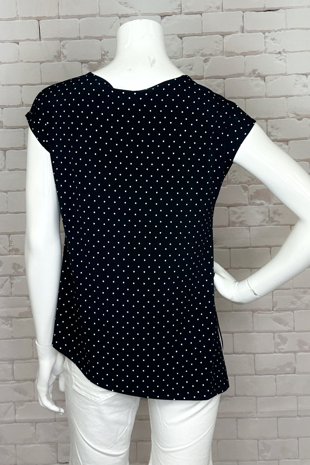 SLANT TOP BLACK WITH DOTS