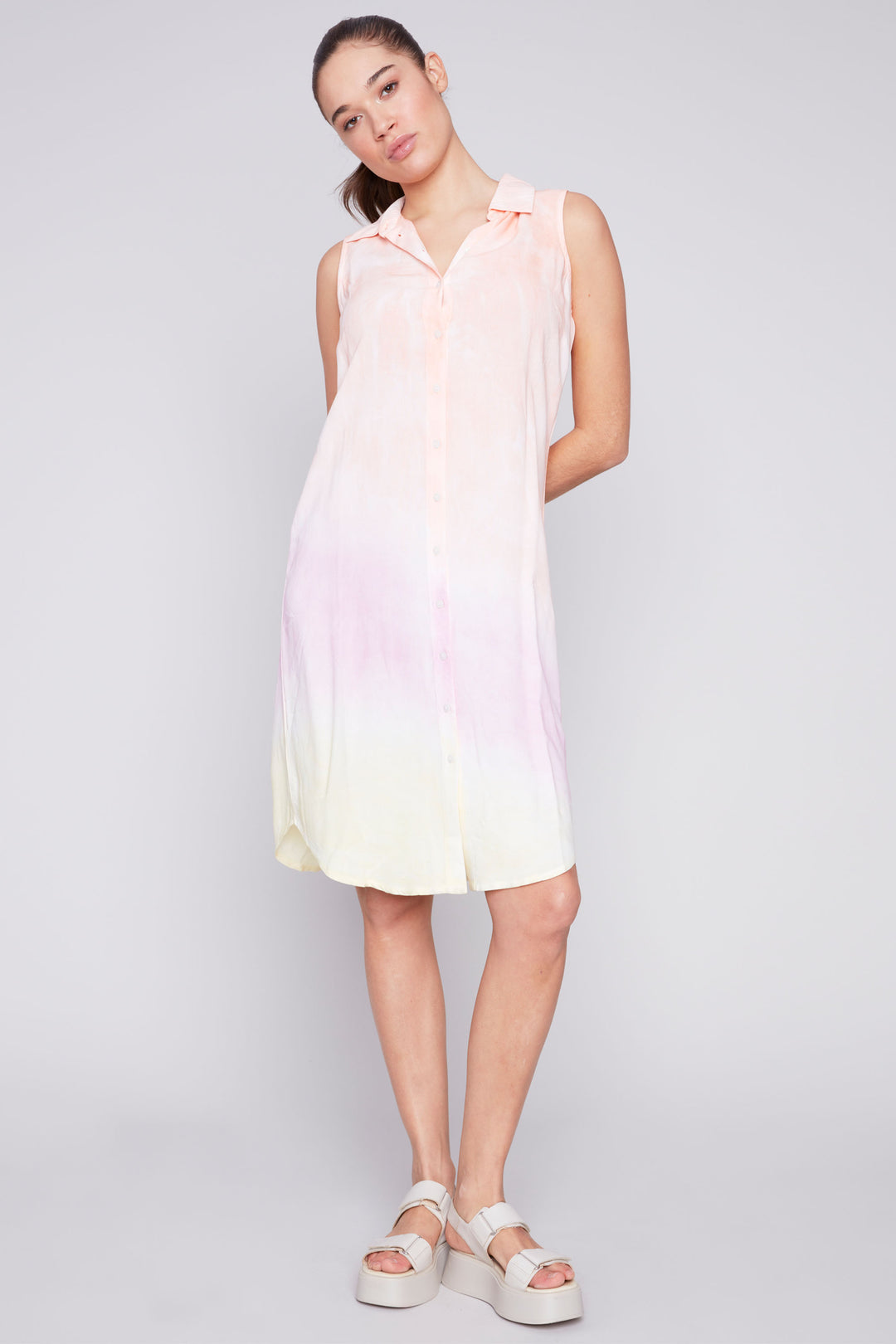 Charlie B Summer 2024 Its duster design and light, flowy fabric make it perfect for warmer days, while the tiedye print adds a touch of bohemian charm. 