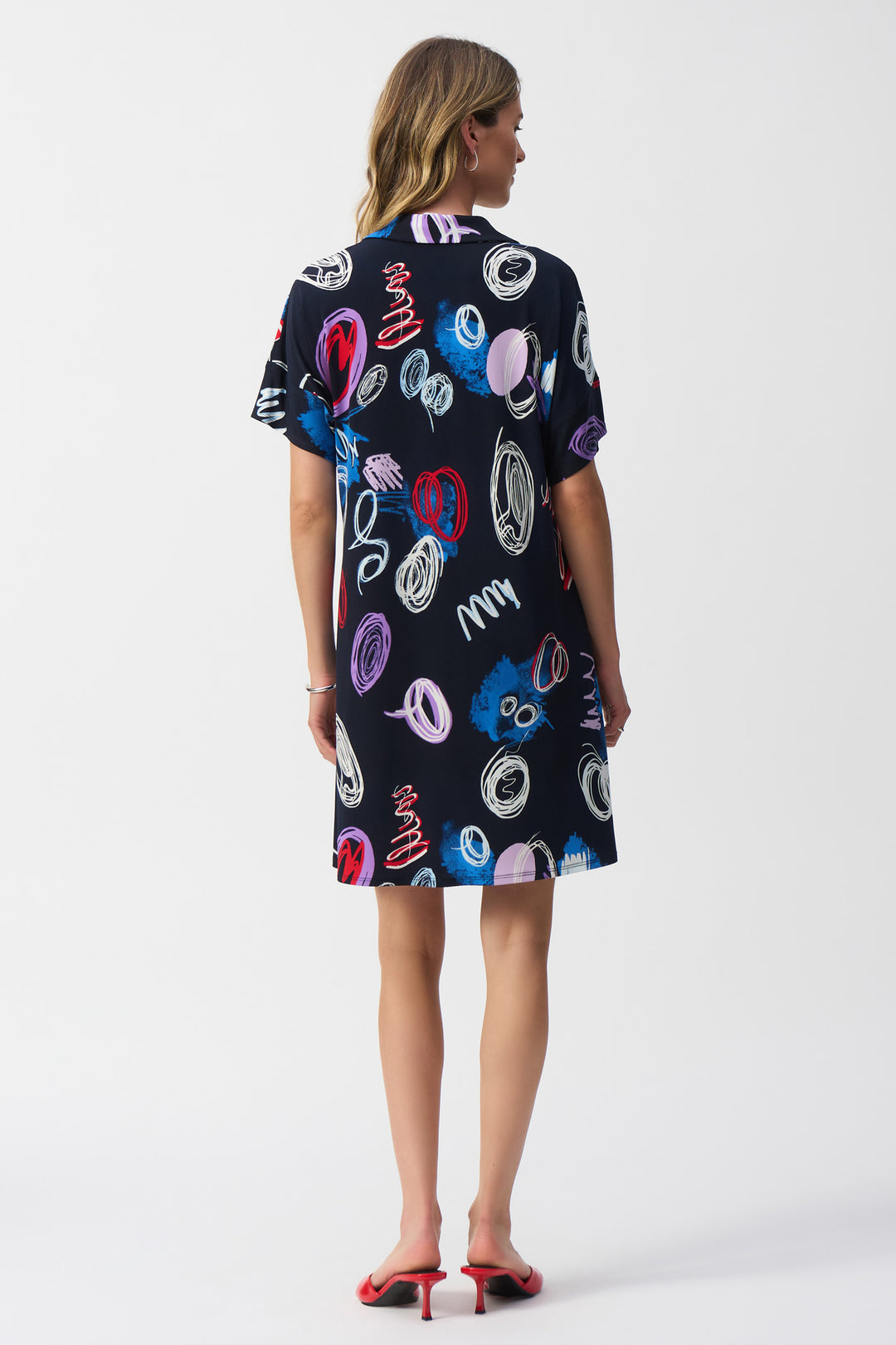 PLAYFUL SCRIBBLES DRESS