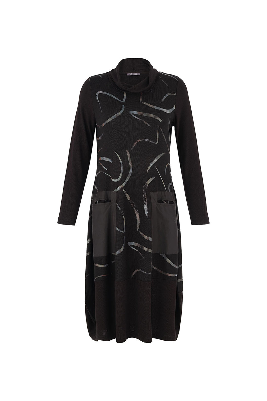 DANCING IN THE DARK KNIT COCOON DRESS WITH MEMORY POCKETS