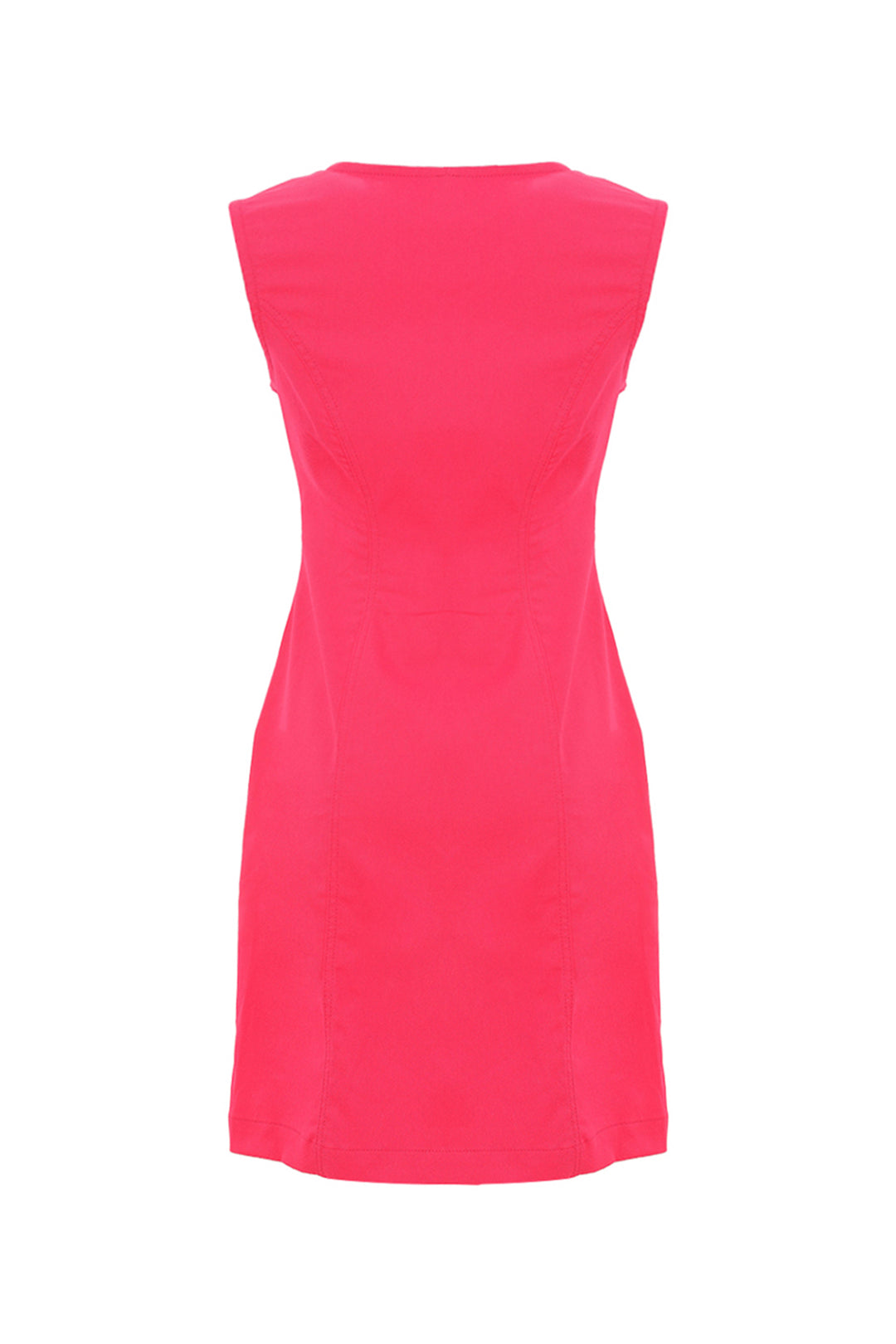 SLEEVELESS ZIP FRONT DRESS