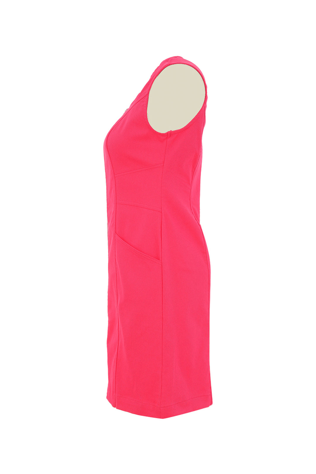 SLEEVELESS ZIP FRONT DRESS