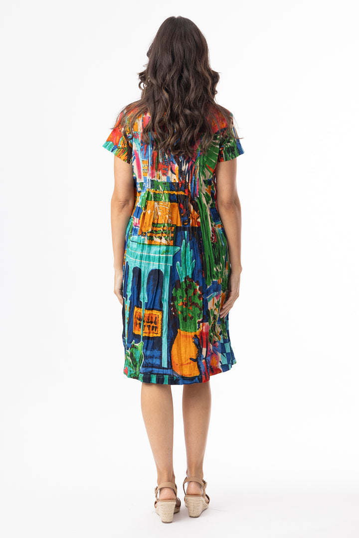 CRINKLE EASY FIT DRESS