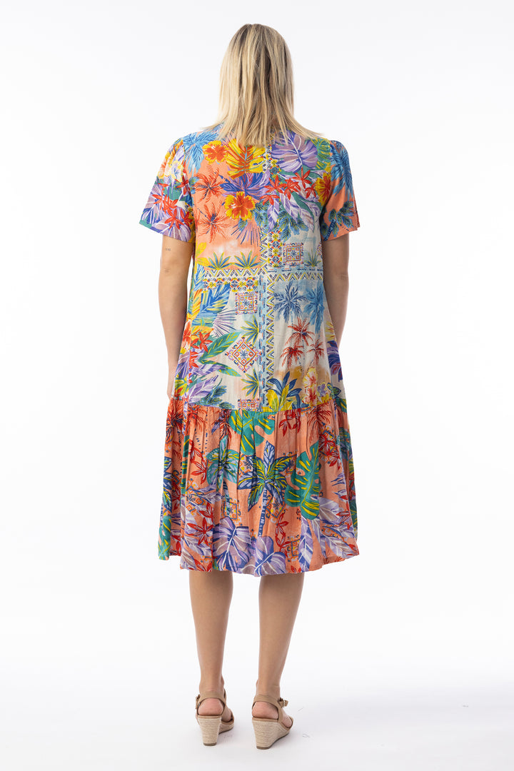 COLLAR PATCH DRESS