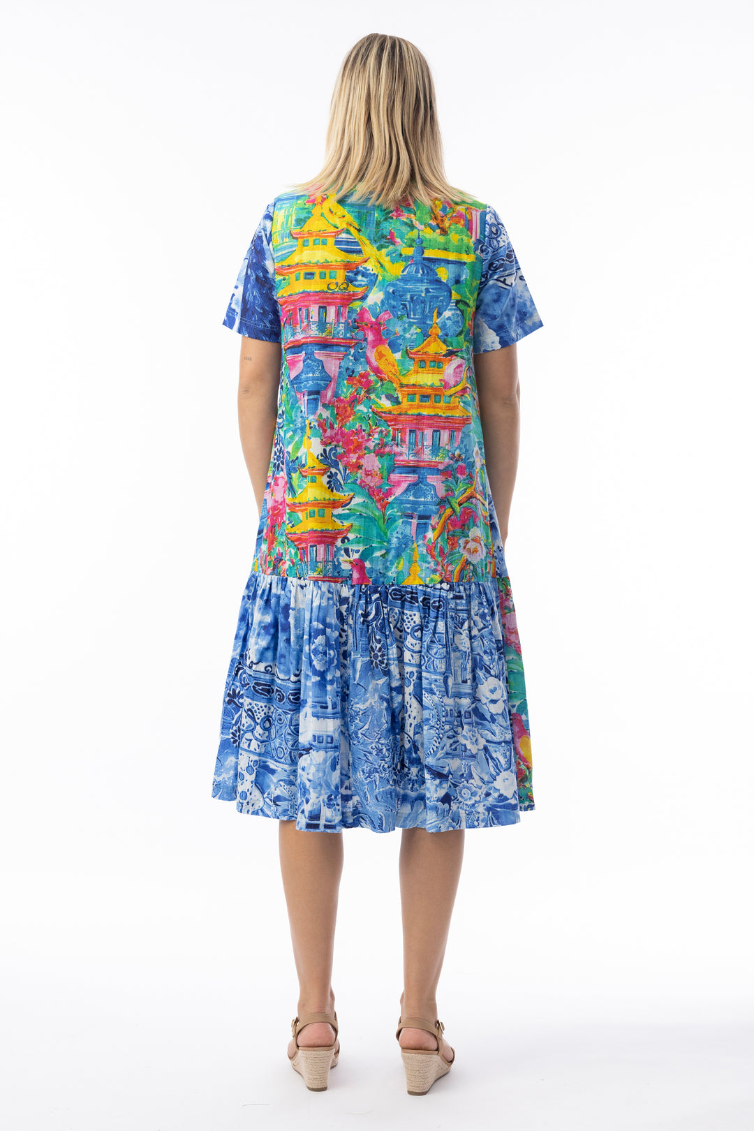 COLLAR PATCH DRESS