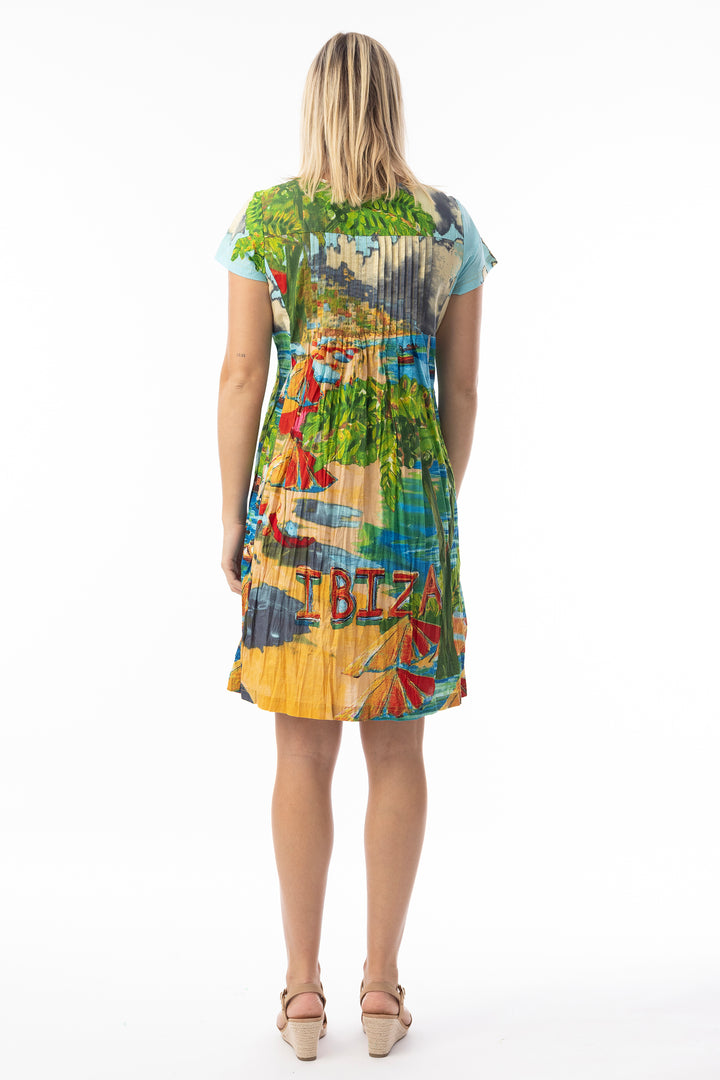 CRINKLE EASY FIT DRESS