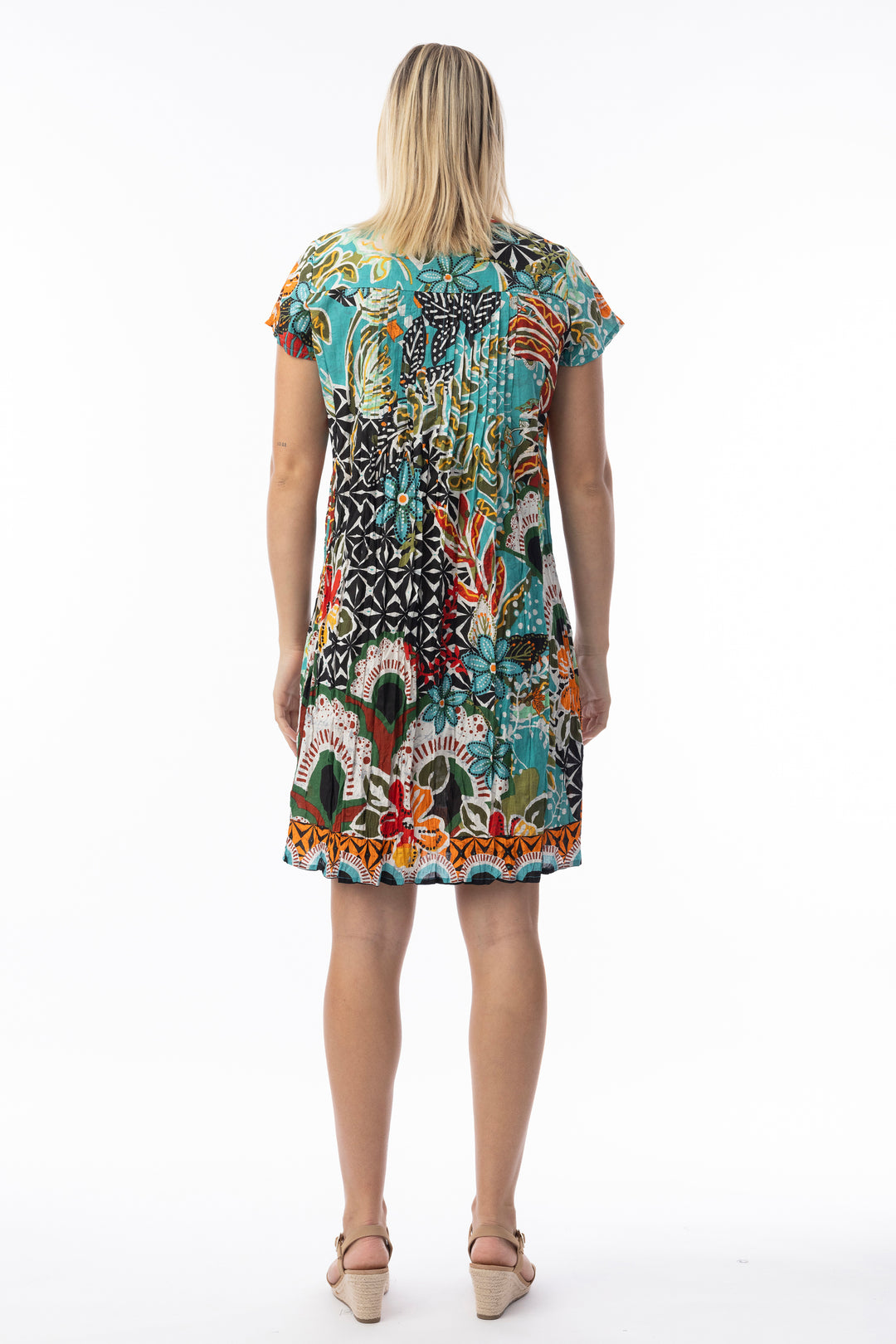 CRINKLE EASY FIT DRESS