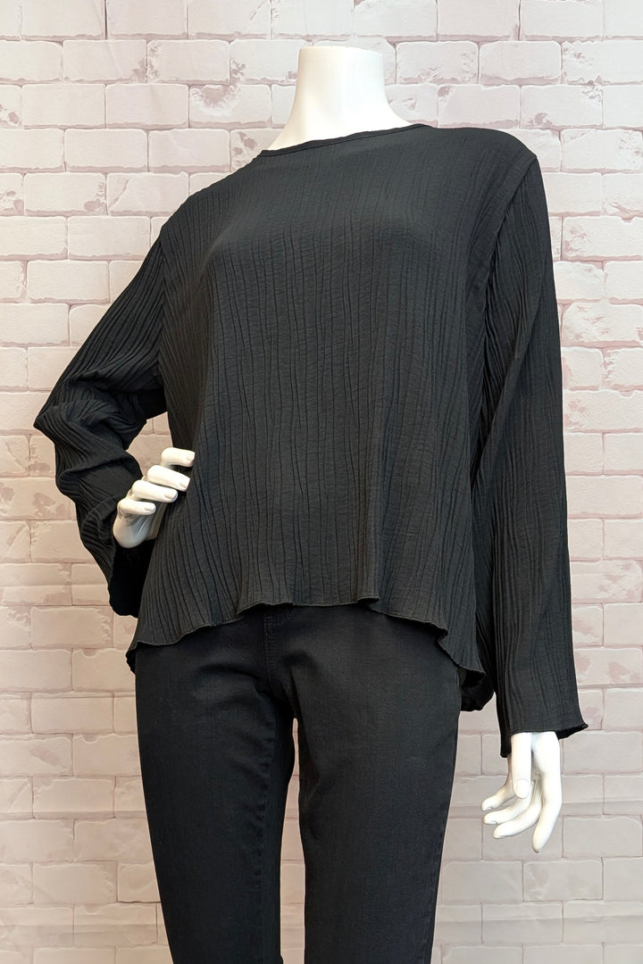 LS PLISSE FRONT TOP