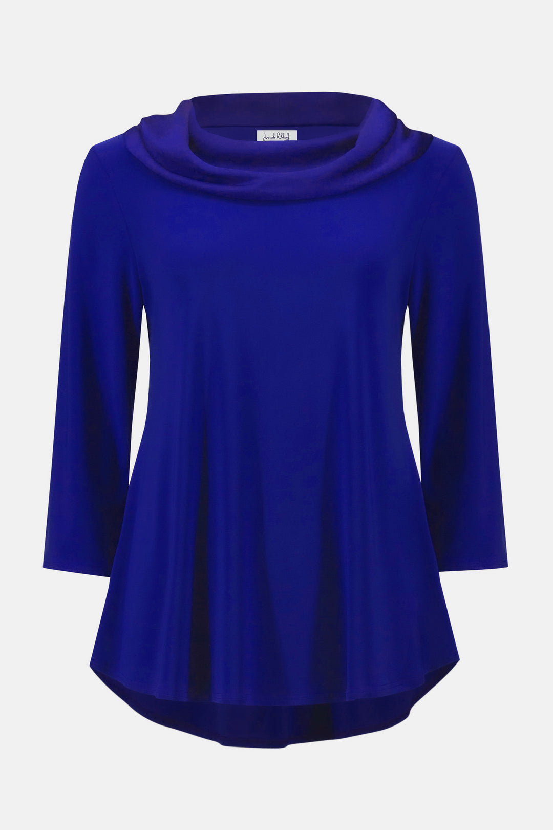 3/4 SLEEVE SATIN COWL NECK TOP
