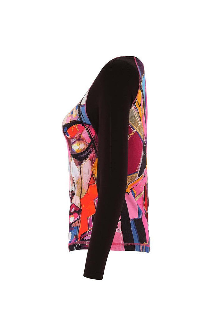 BAISTI LS FACE PRINT TOP