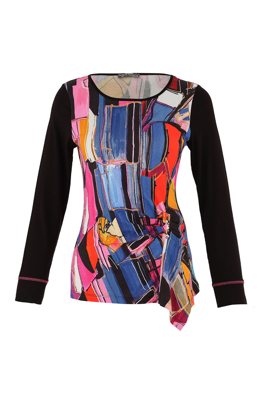 BAISTI LS TOP WITH WAIST PLEATS