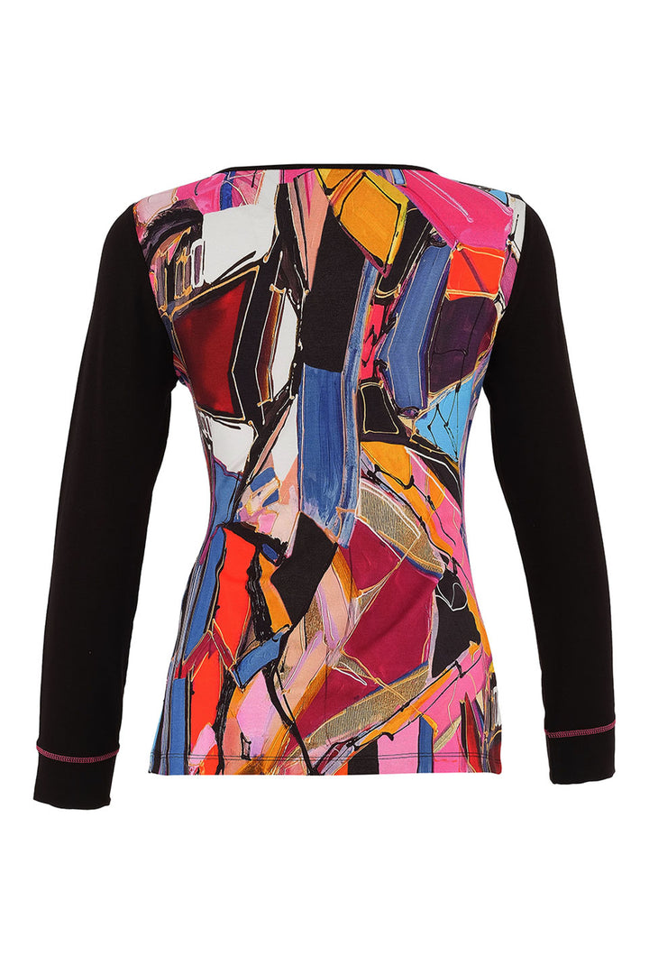 BAISTI LS TOP WITH WAIST PLEATS