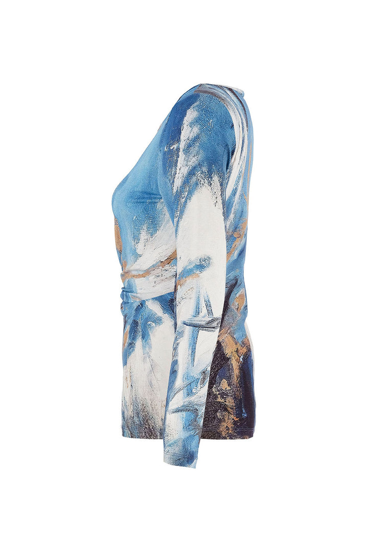 THE STORM LS TWIST WAIST TOP