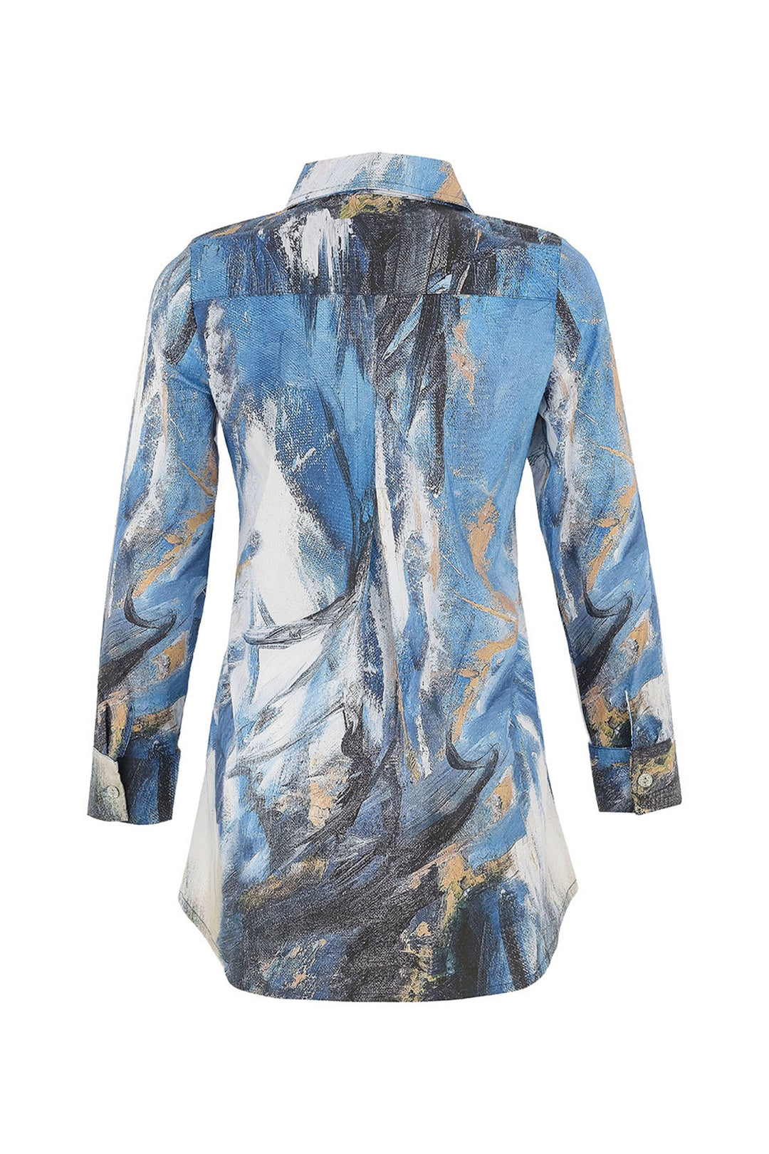 THE STORM HI LO BLOUSE