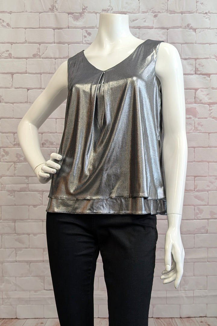 METALLIC FOIL LAYERED CAMI