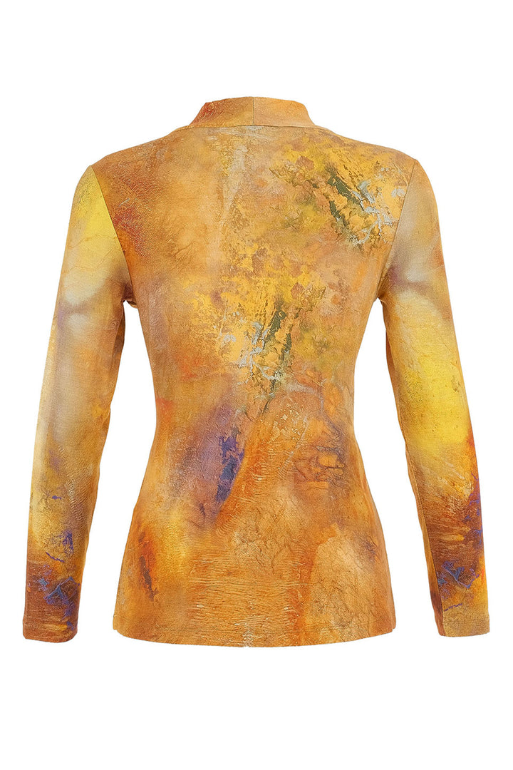 MOTHER EARTH LS TOP WITH TWIST FRONT WAIST