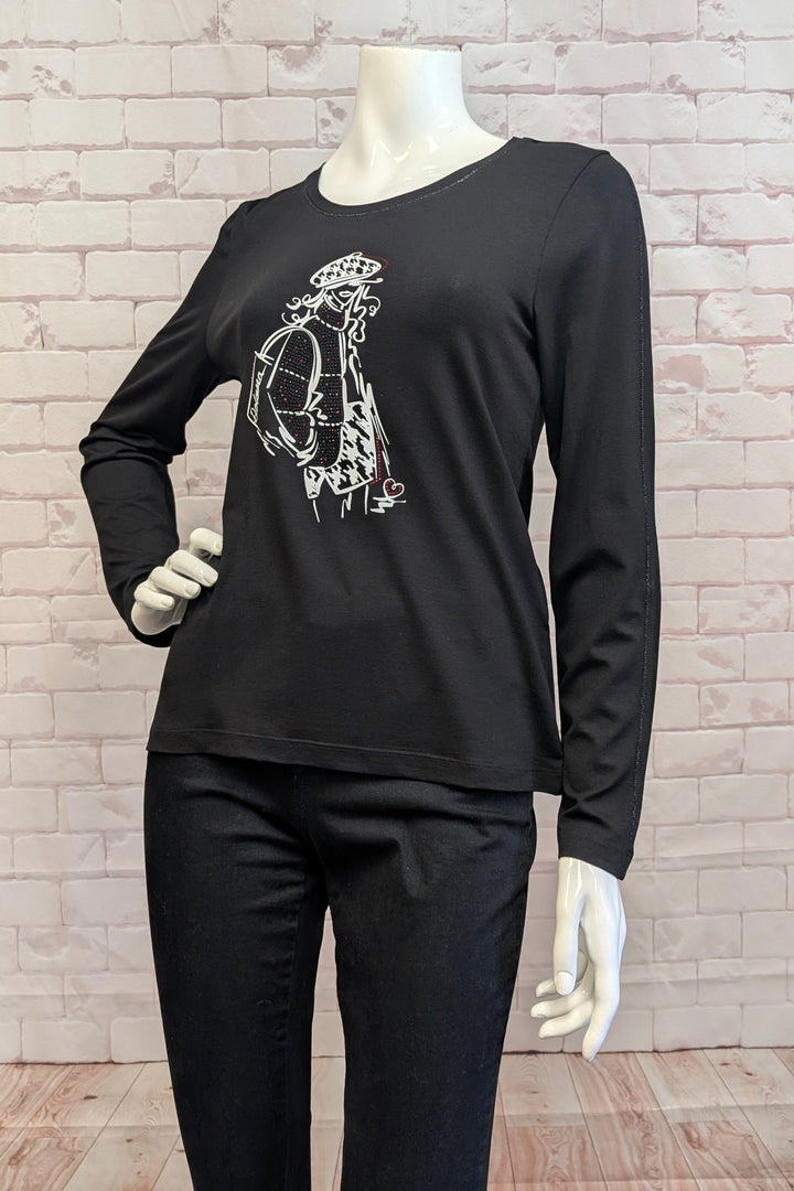 DOLCEZZA GIRL PRINT TEE