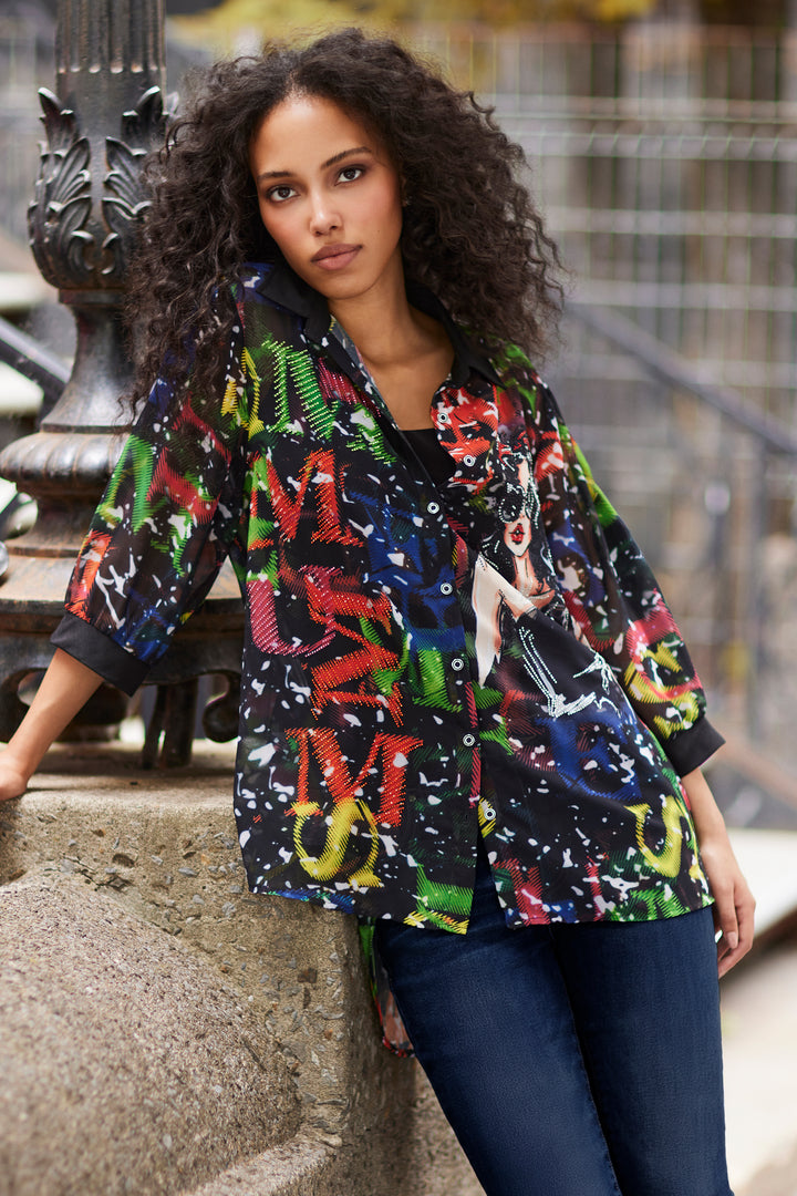 TUNIC BLOUSE WITH GIRL