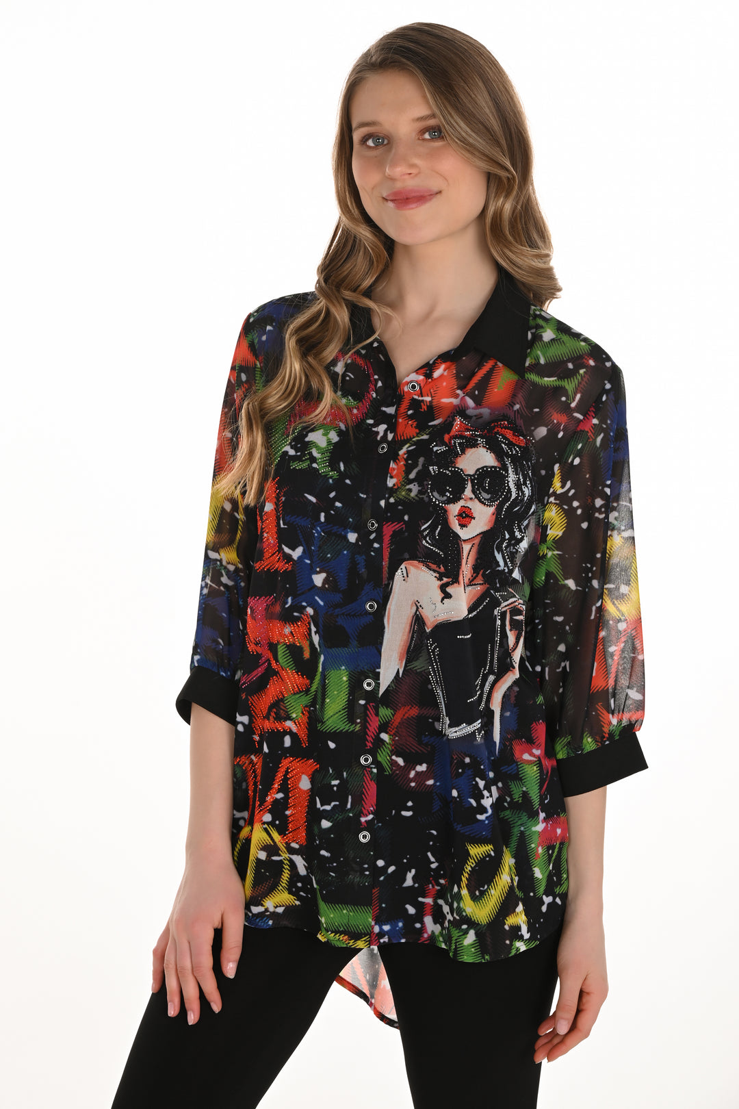 TUNIC BLOUSE WITH GIRL