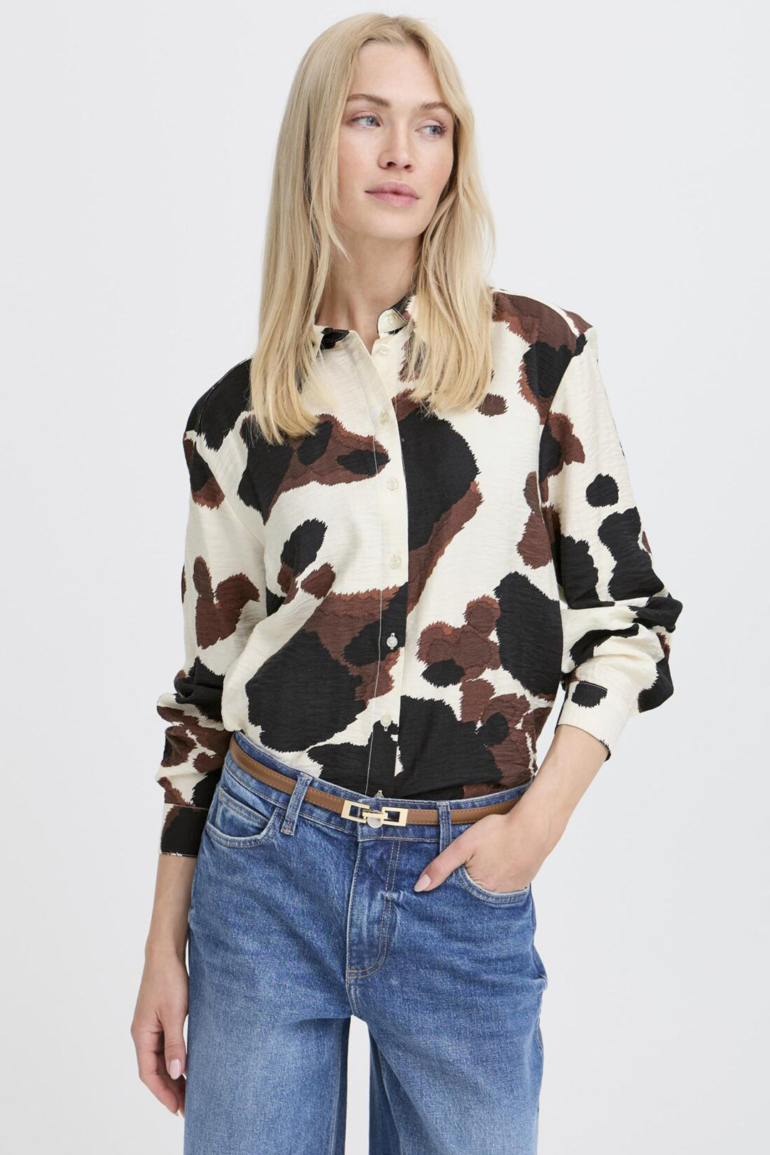 COW HIDE BLOUSE