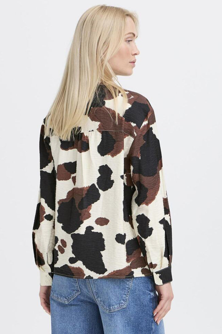 COW HIDE BLOUSE