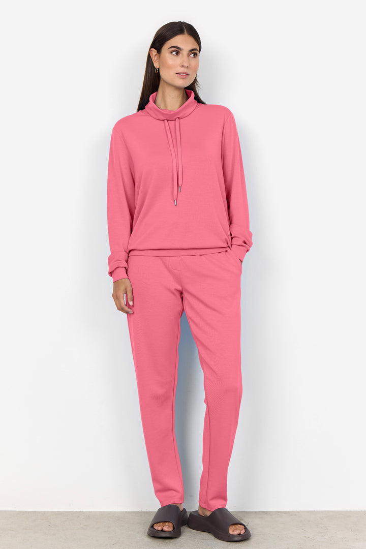 BANU LS DRAWSTRING NECK TOP