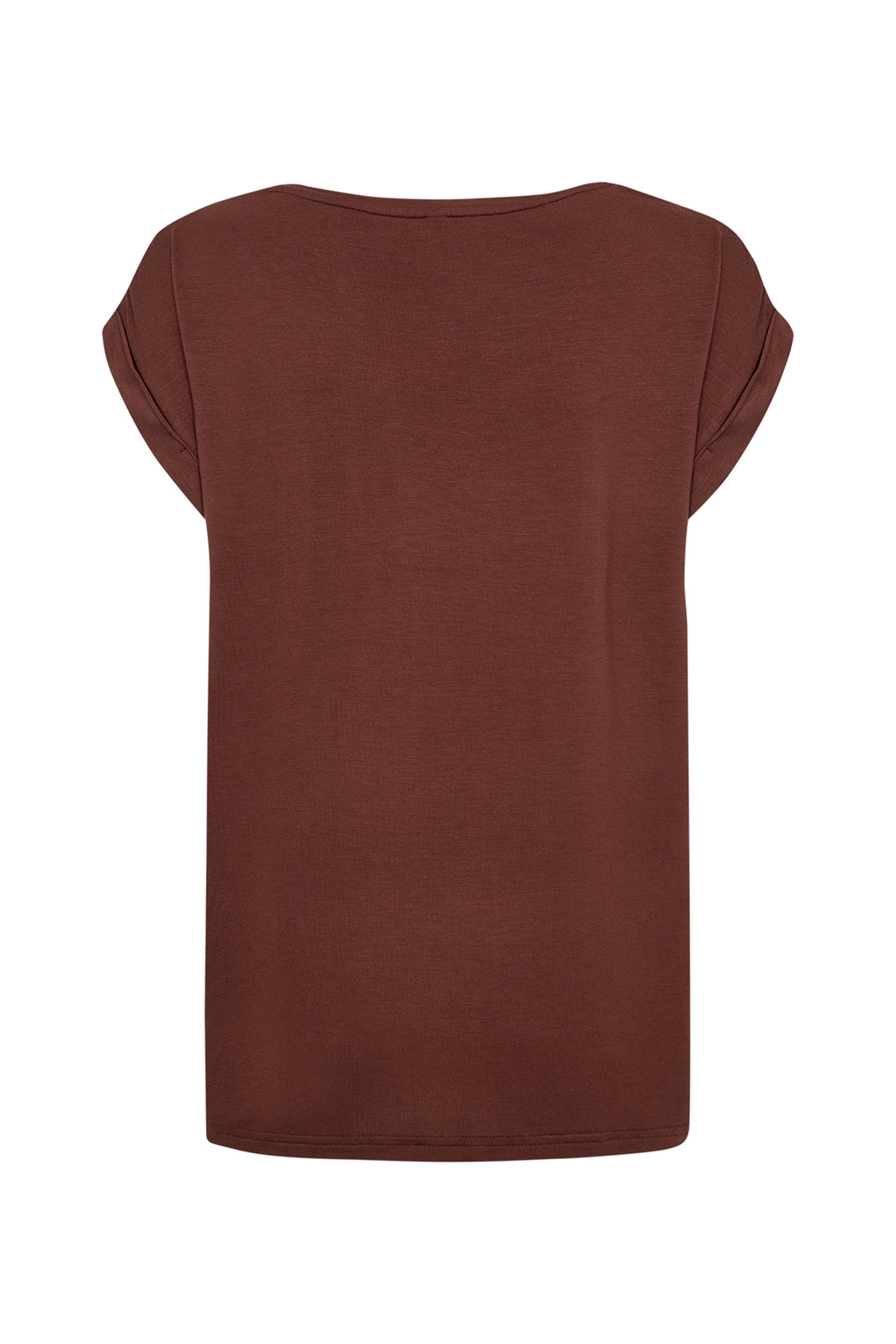 Brown t-shirt on a white background