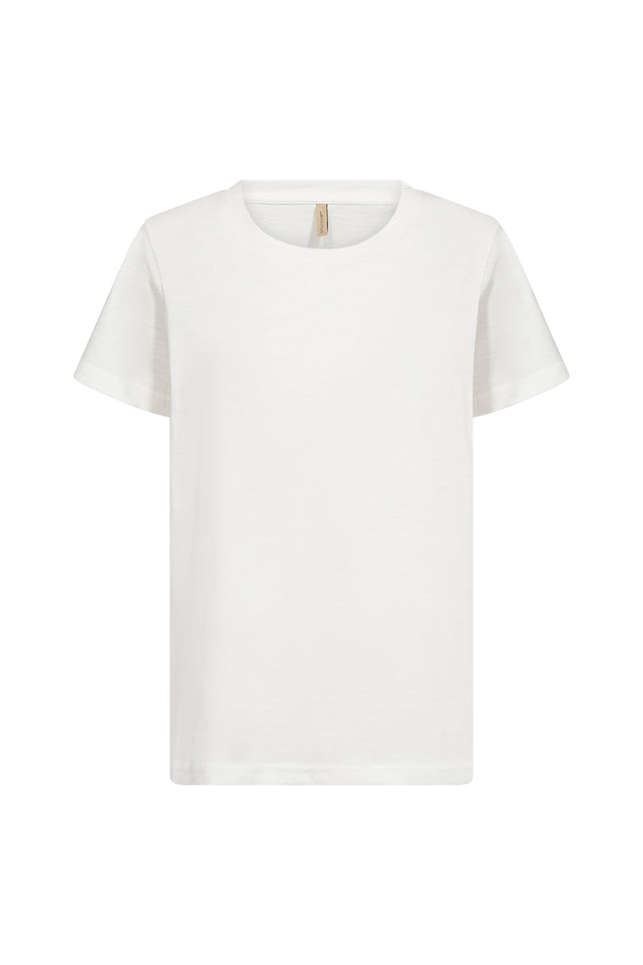 White t-shirt on a white background