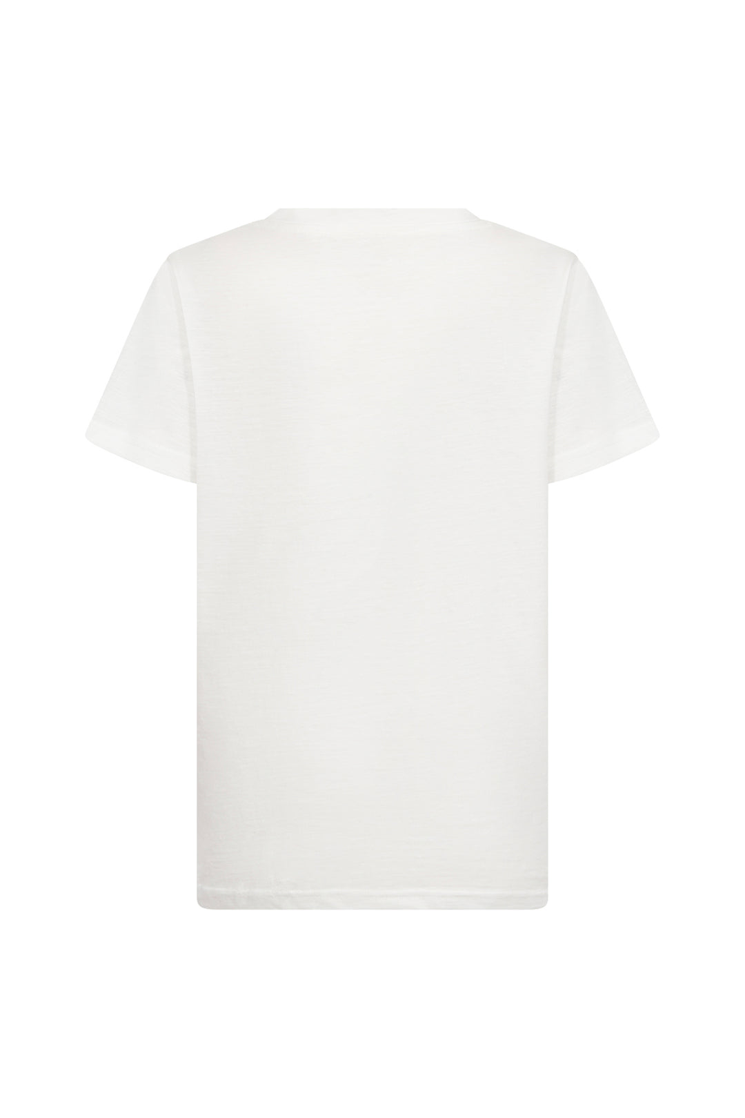 White t-shirt on a white background