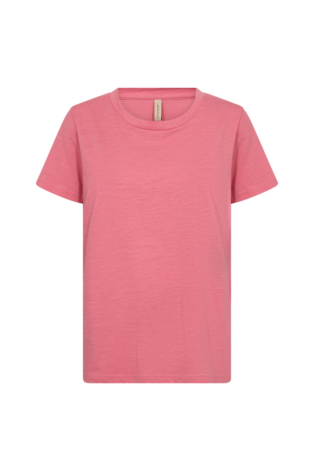 Pink t-shirt on a white background