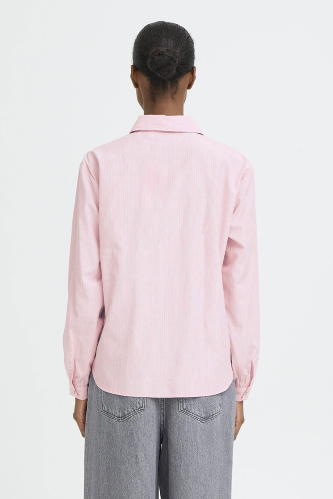 PINK MULTI STRIPE SHIRT