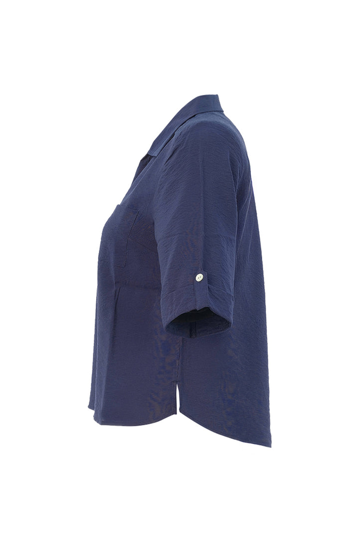 SS TAB SLEEVE BLOUSE