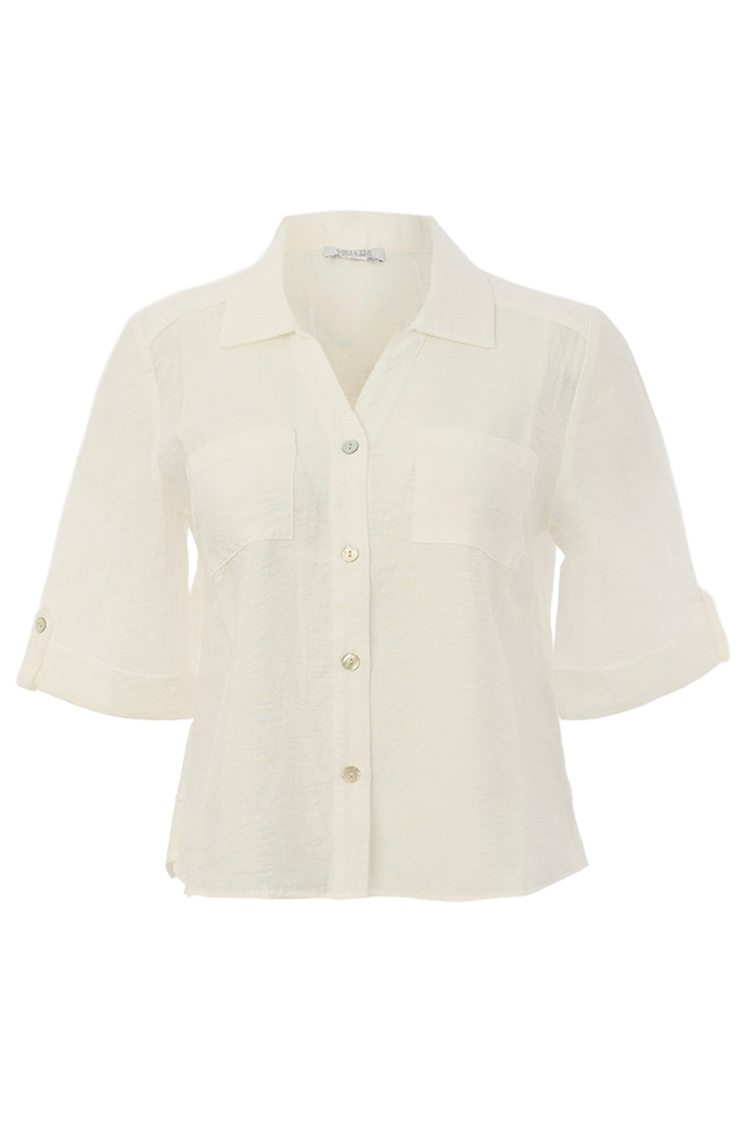 SS TAB SLEEVE BLOUSE