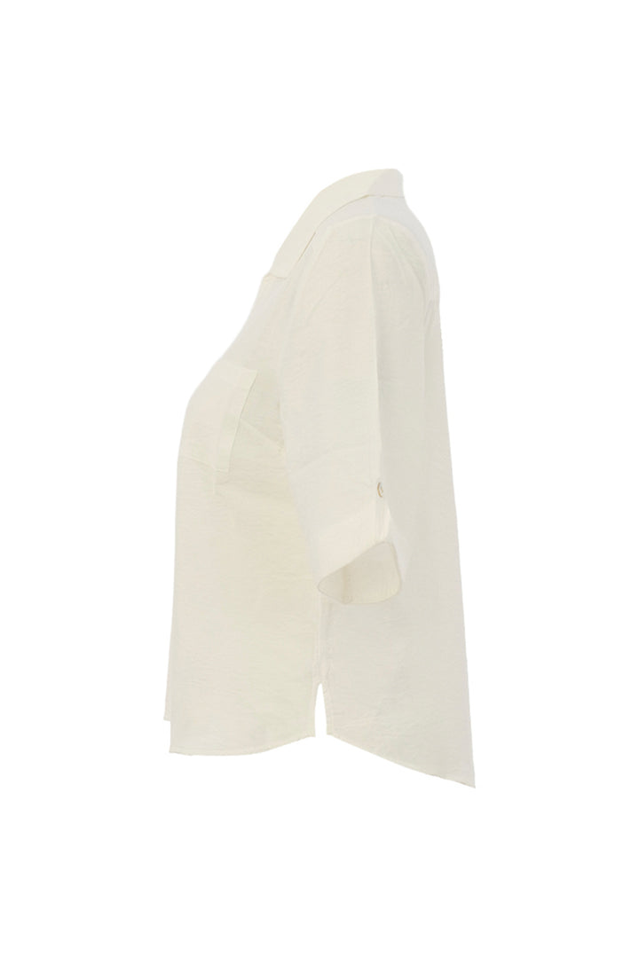 SS TAB SLEEVE BLOUSE