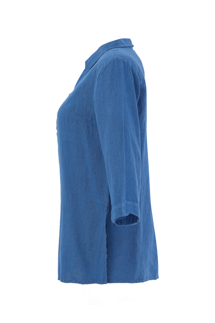 LINEN BIG SHIRT