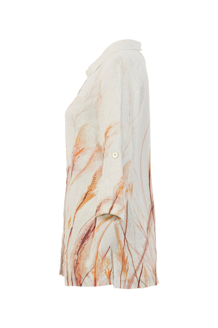 REEDS BY THE SHORE LINEN BIG SHIRT