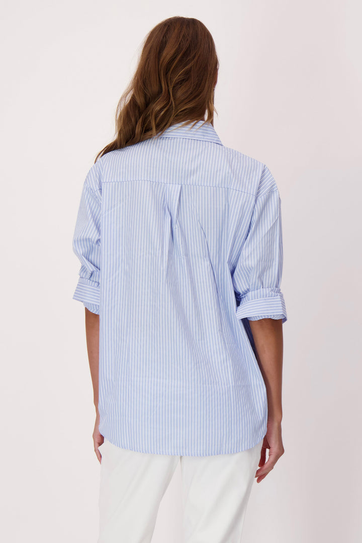 BASKETWEAVE STRIPE SHIRT