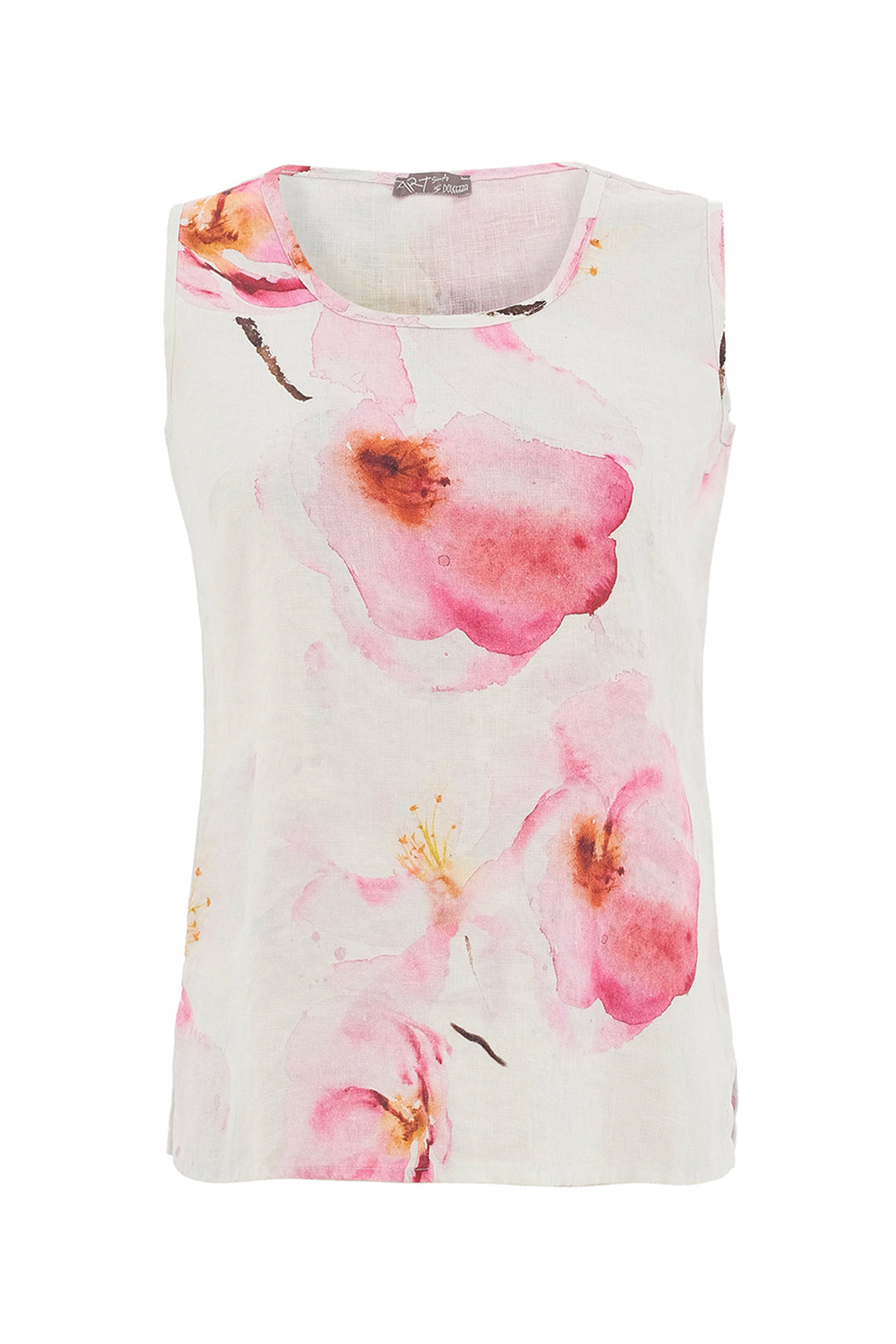 COLOURS OF THE SPRING LINEN TANK TOP