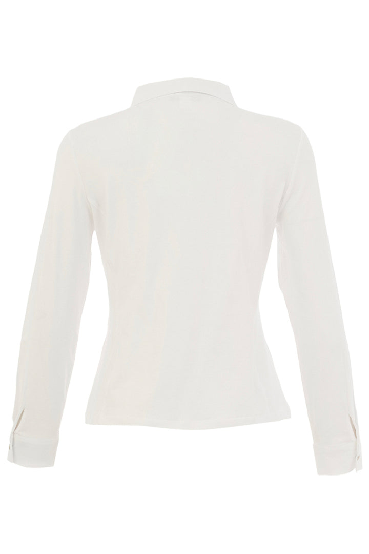 COLOURS OF THE SPRING WHITE BLOUSE