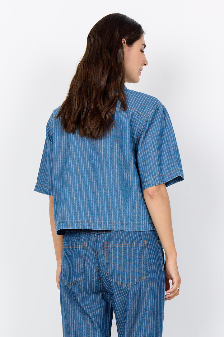 SS STRIPE BOXY SHIRT