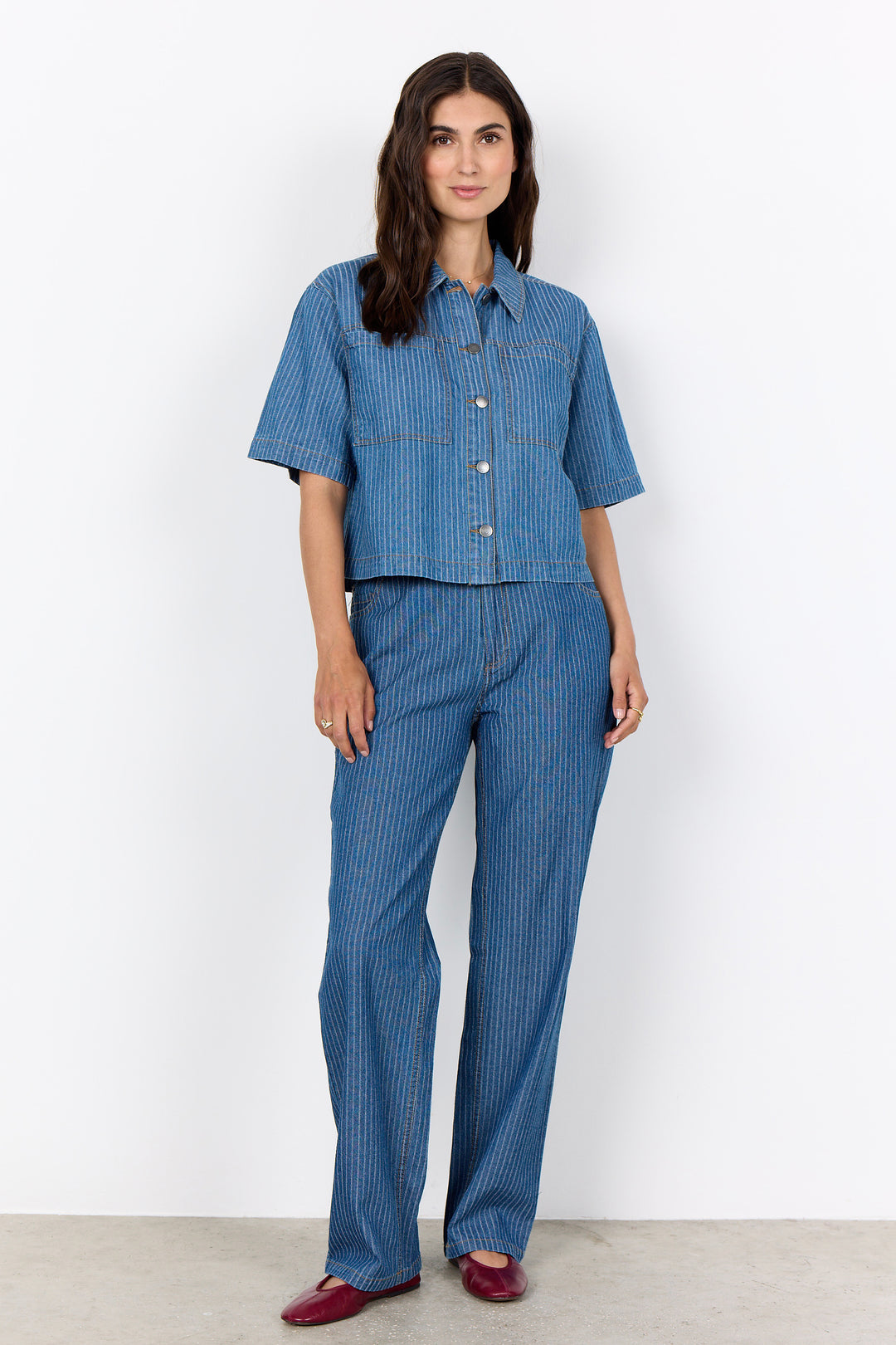 SS STRIPE BOXY SHIRT