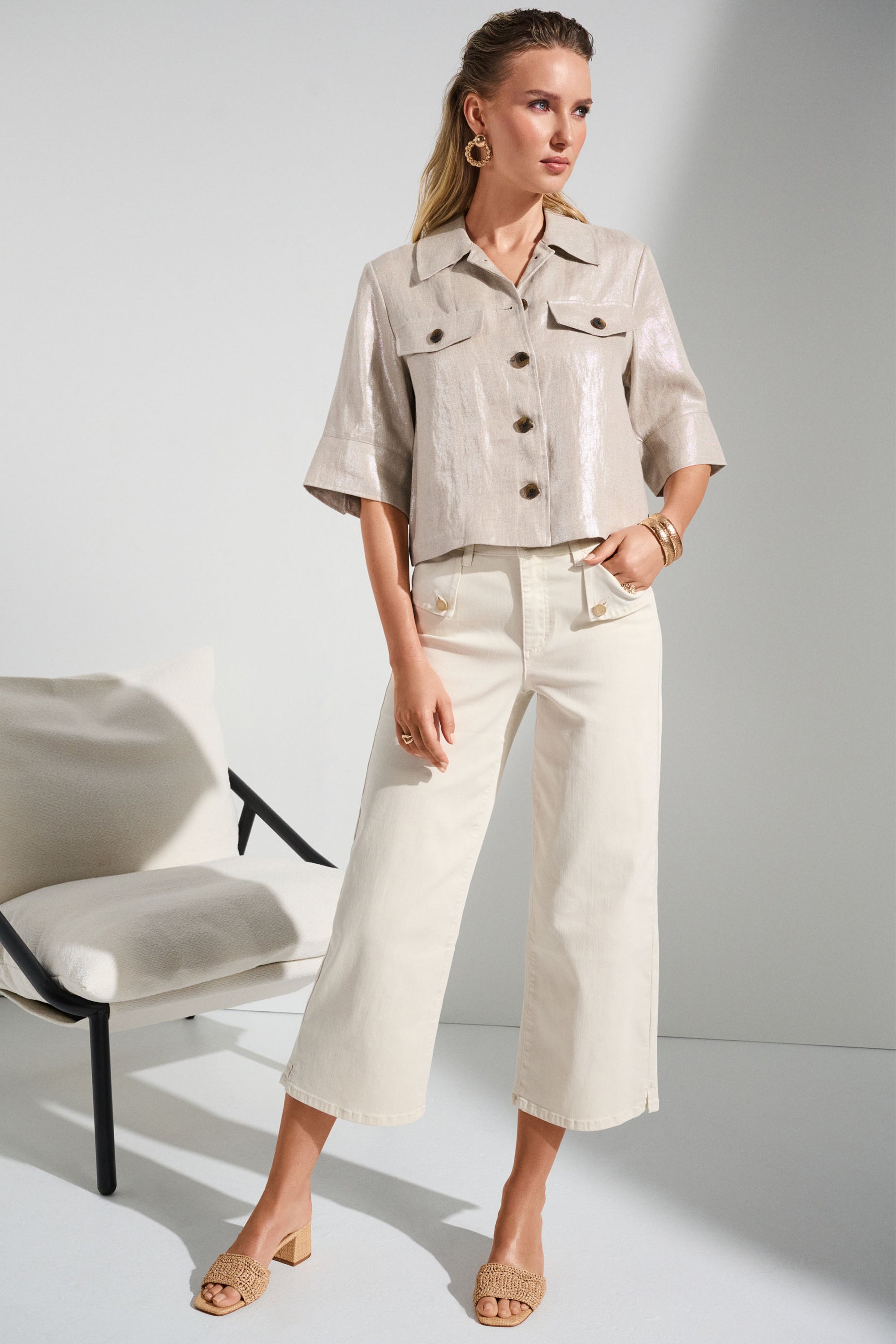 rehellinen tuck culotte ベージュ GREIGE CULOTTE JEAN – Aldila Boutique