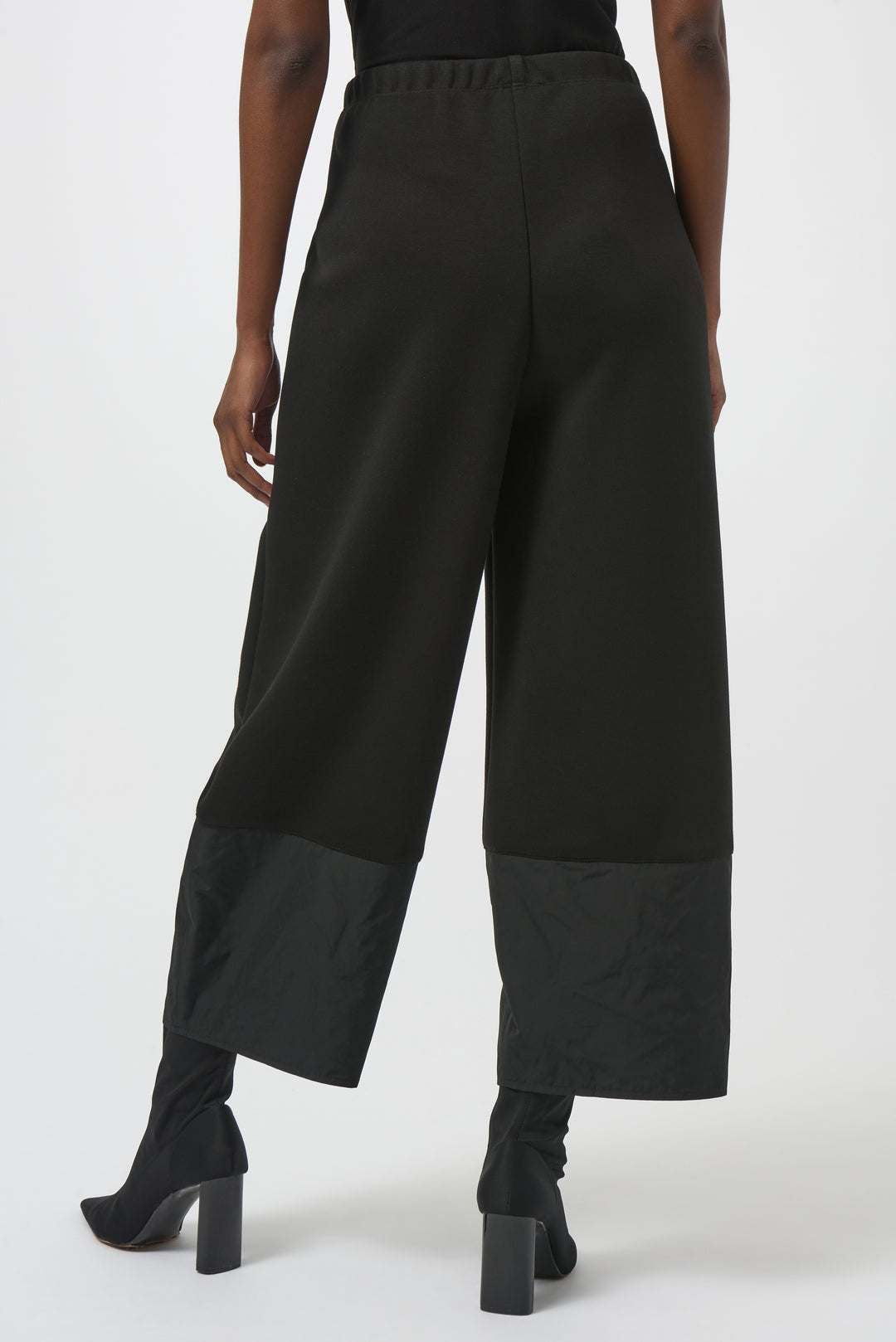 BLACK SCUBA BALLOON PANT WITH MEMORY HEM