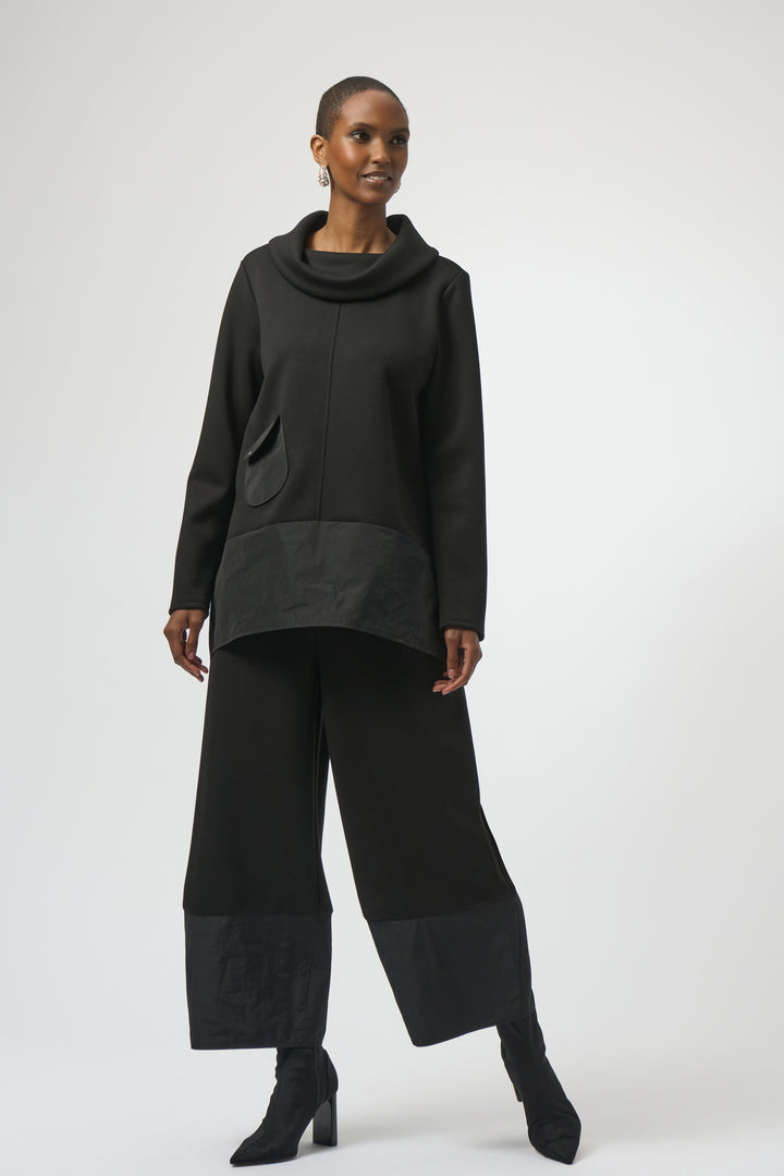 BLACK SCUBA BALLOON PANT WITH MEMORY HEM