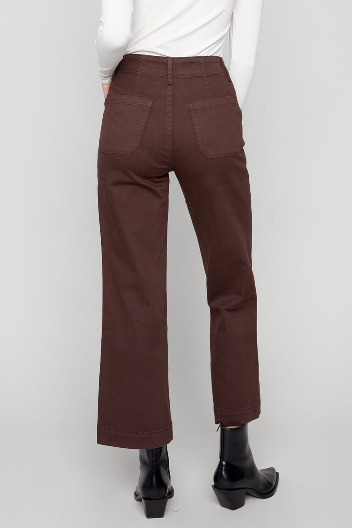 CROPPED WIDE LEG JEAN