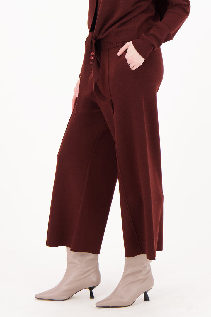 KNIT WIDE LEG PANT