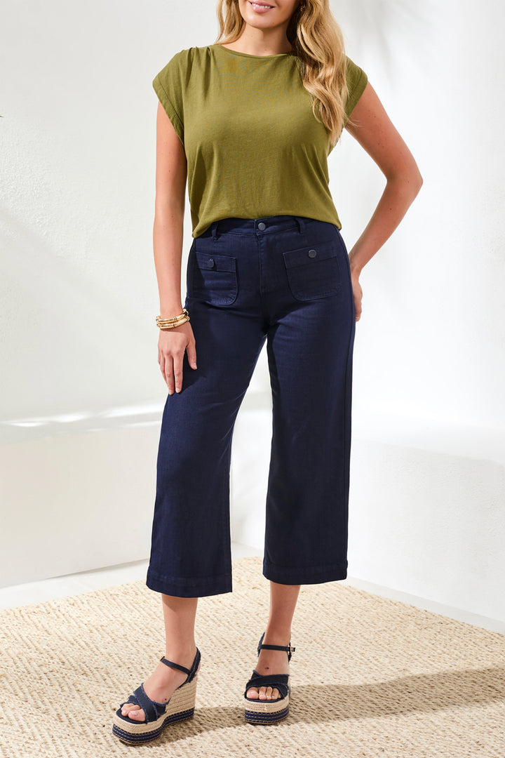 SOPHIA CROPPED PATCH POCKET JEAN