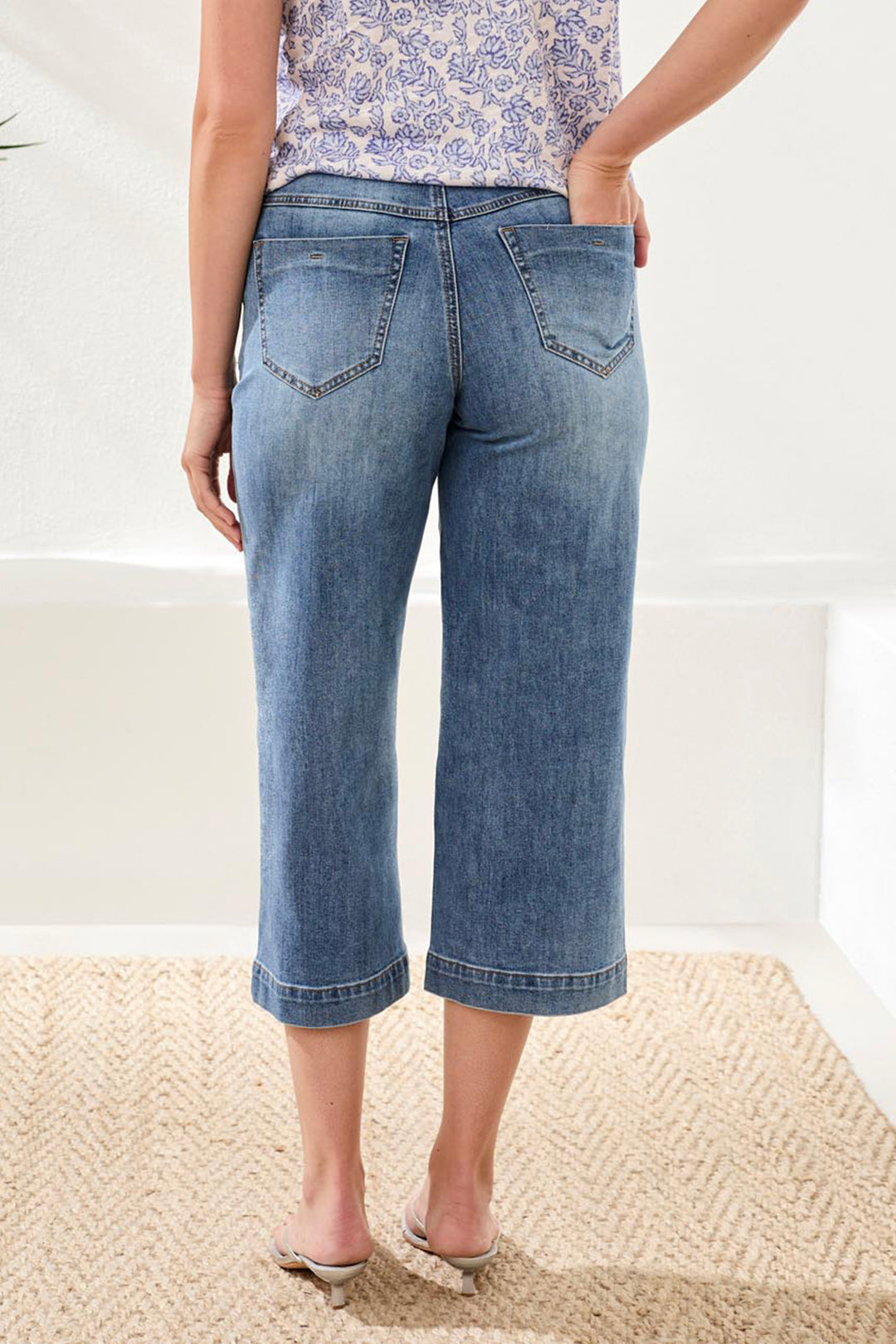 AUDREY WIDE CROP JEAN