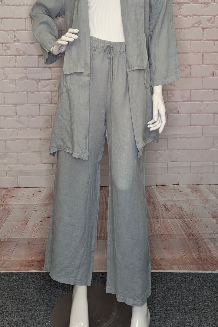 LINEN DRAWSTRING PANT