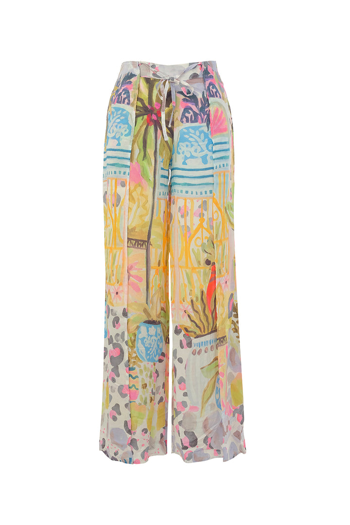 CHEETAH IN THE CITY DRAWSTRING PANT